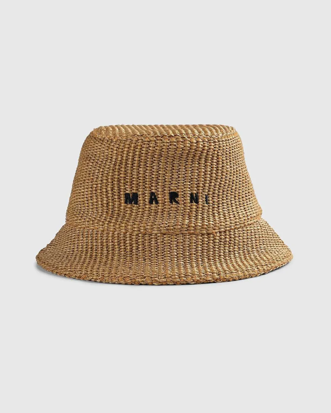 Raffia Bucket Hat Caramel