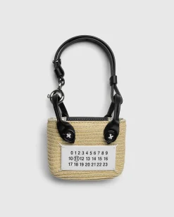 Raffia Mulepose Natur/Hvid