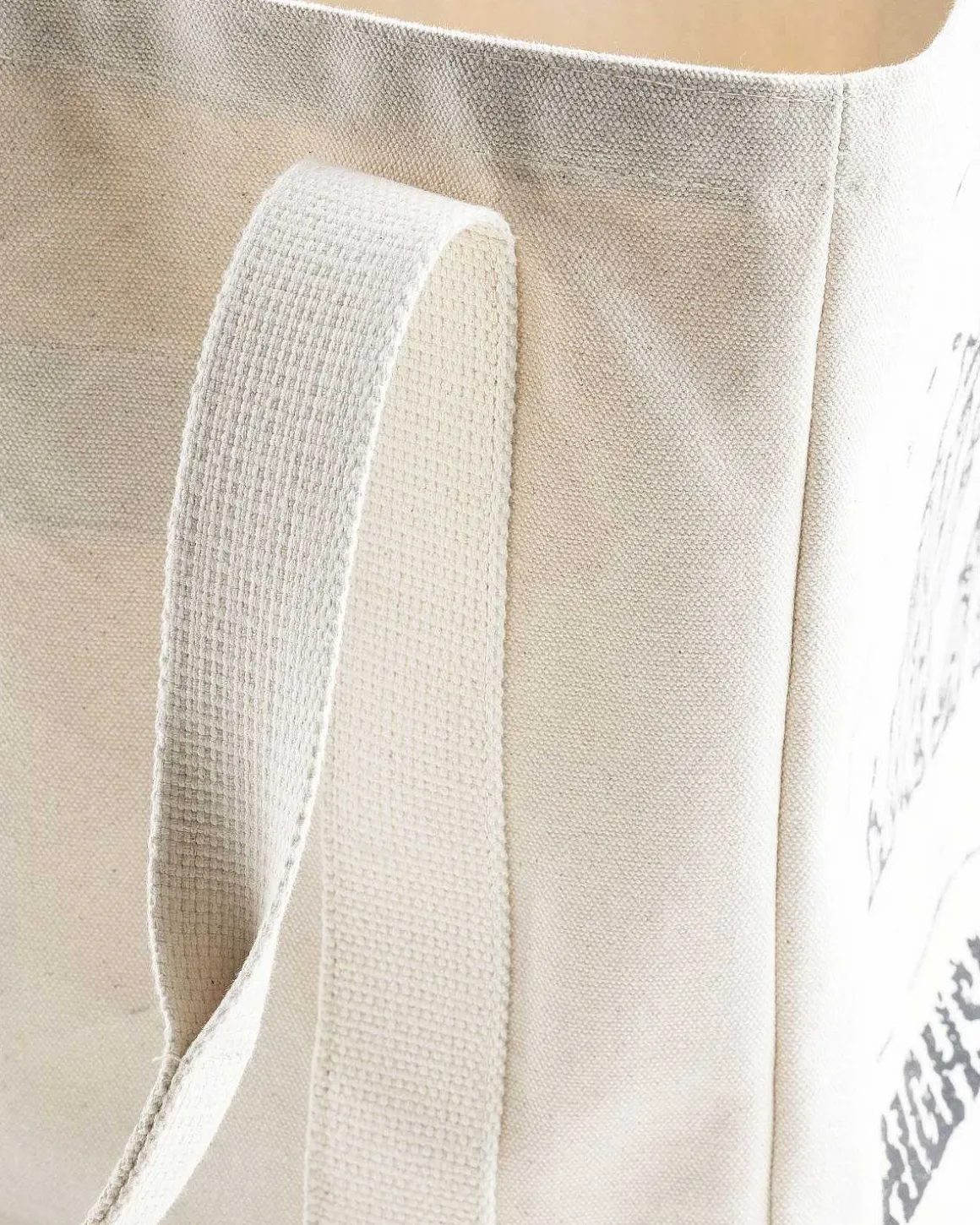 Record Storage Canvas Taske Naturlig