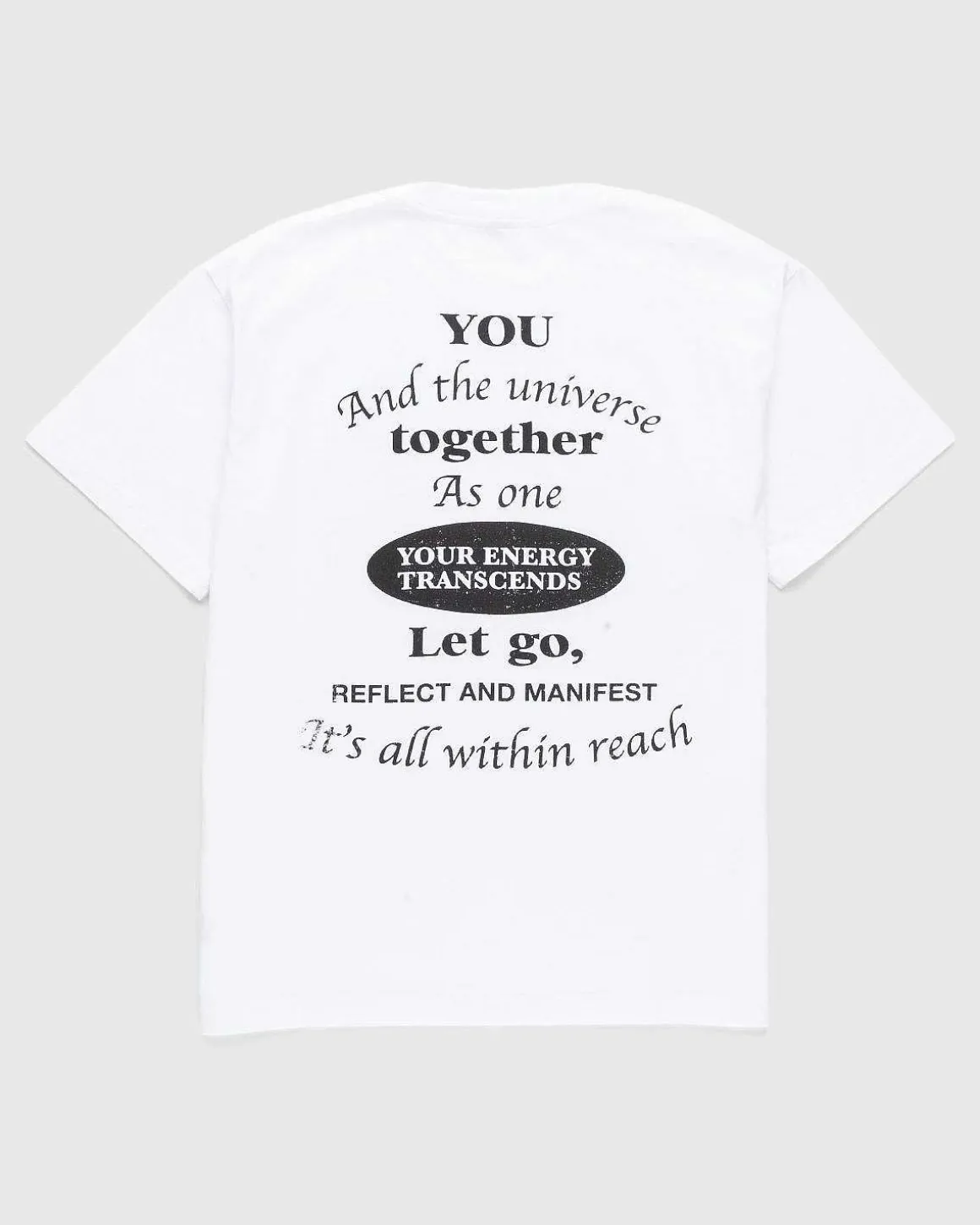 Reflect And Manifest Vasket T-Shirt Hvid