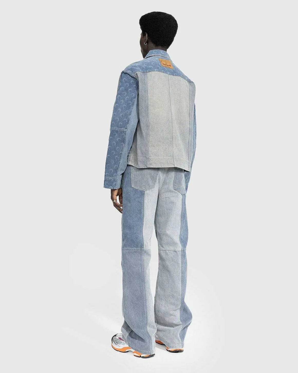 Regenererede Denim Straight Leg Bukser Bla