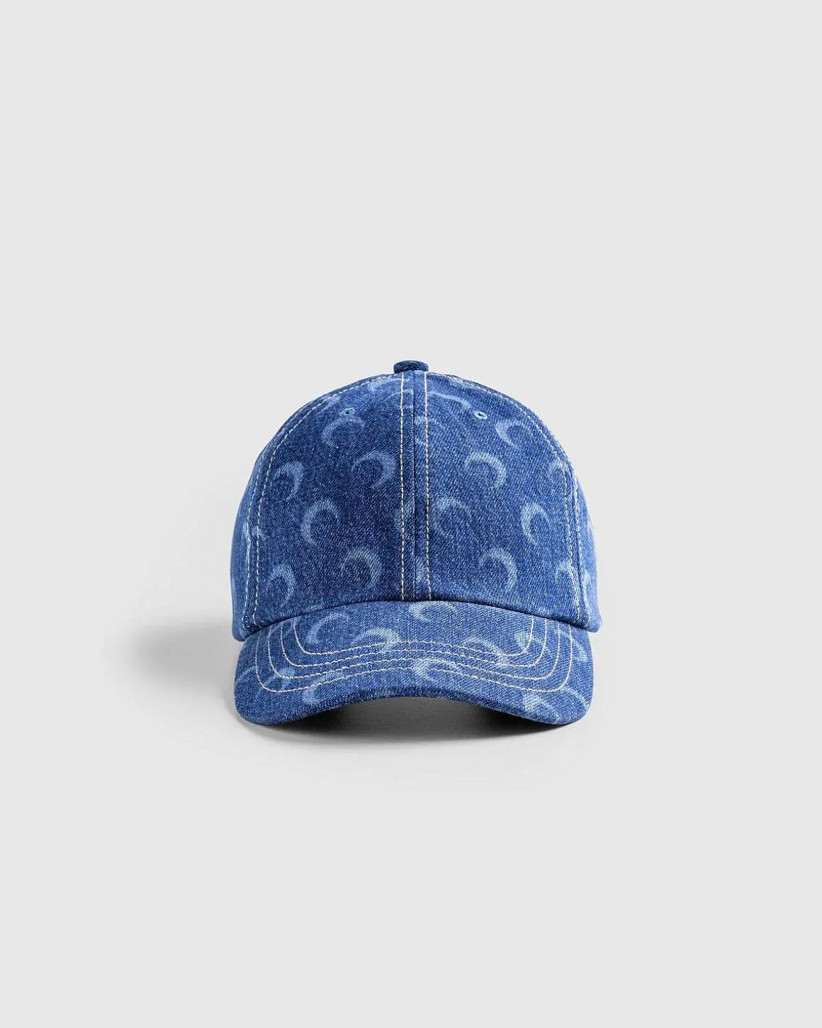 Regenereret Deadstock Denim Baseball Cap Blue Laser Wash
