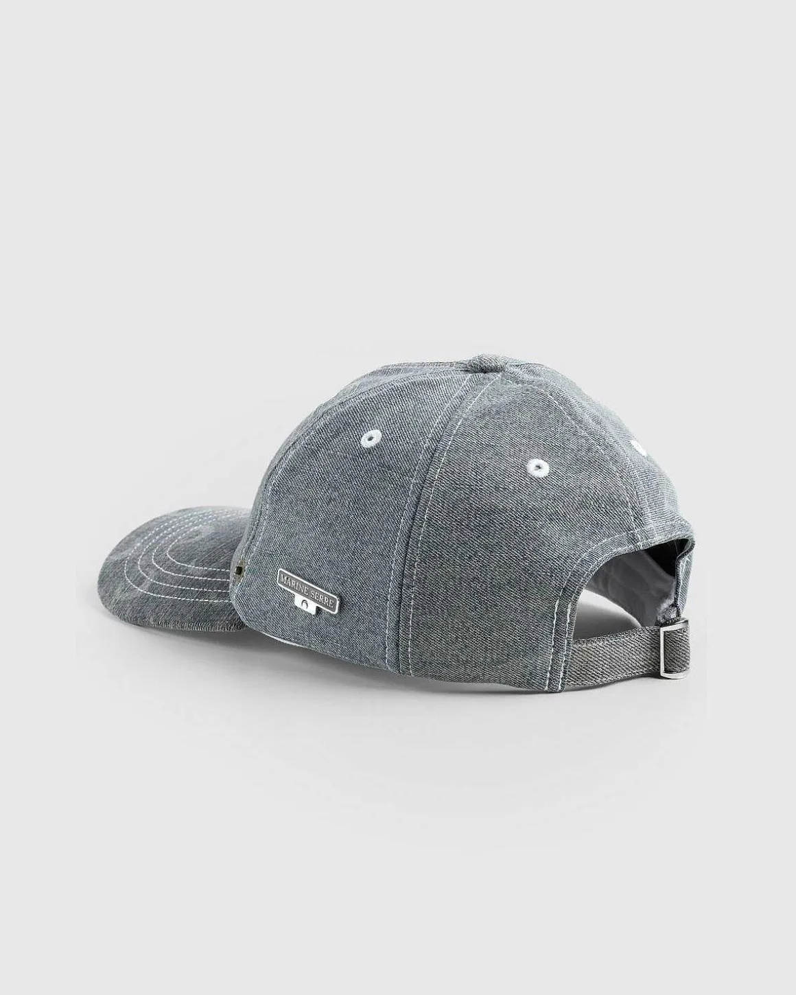 Regenereret Denim Baseballkasket Gra