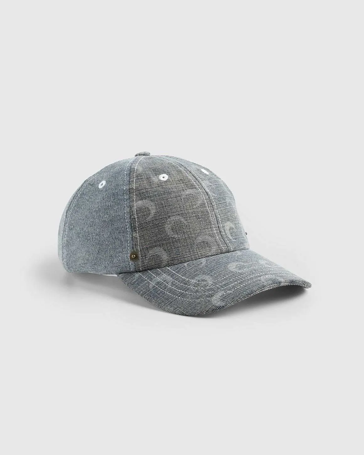Regenereret Denim Baseballkasket Gra