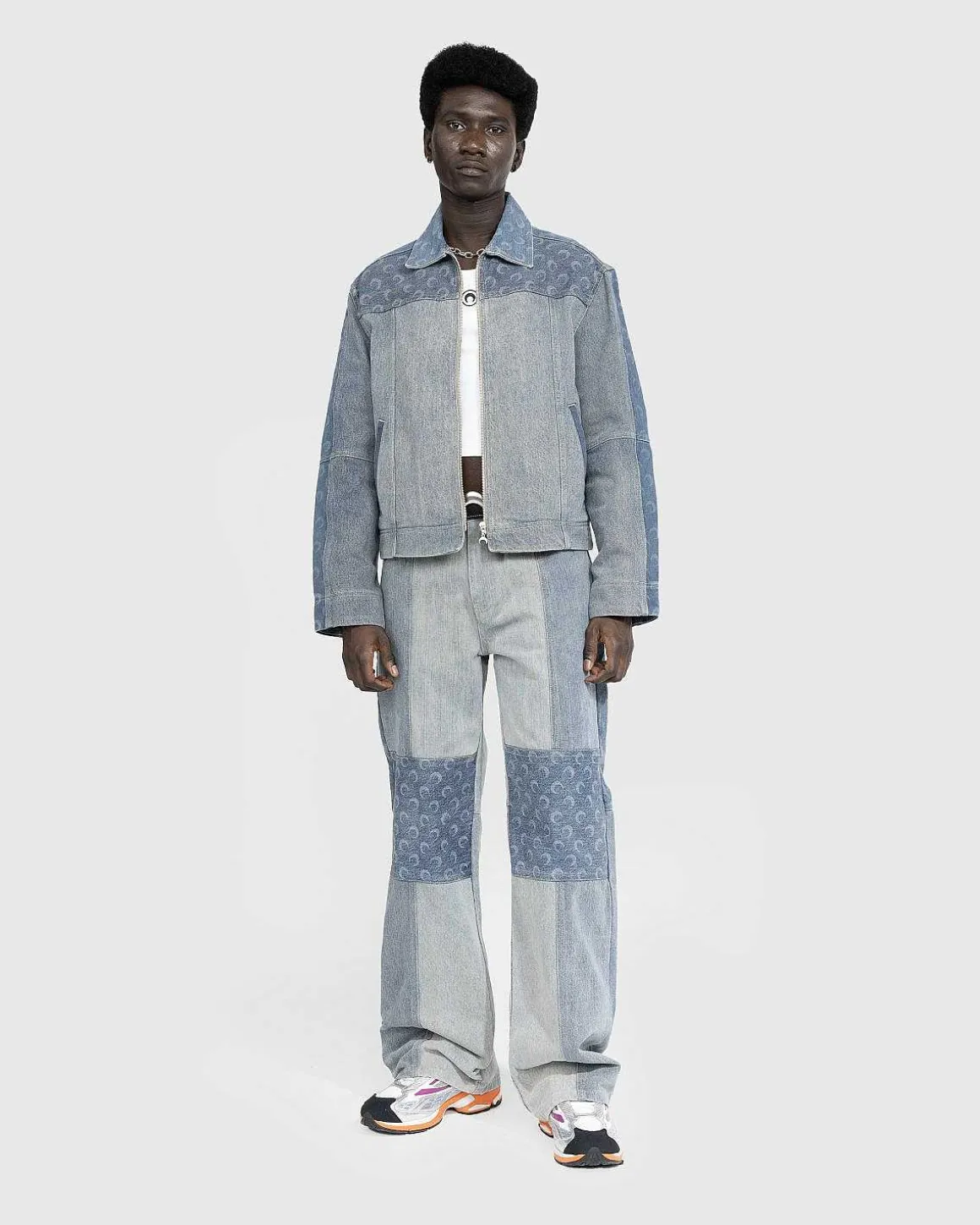 Regenereret Denimjakke Bla