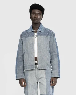 Regenereret Denimjakke Bla