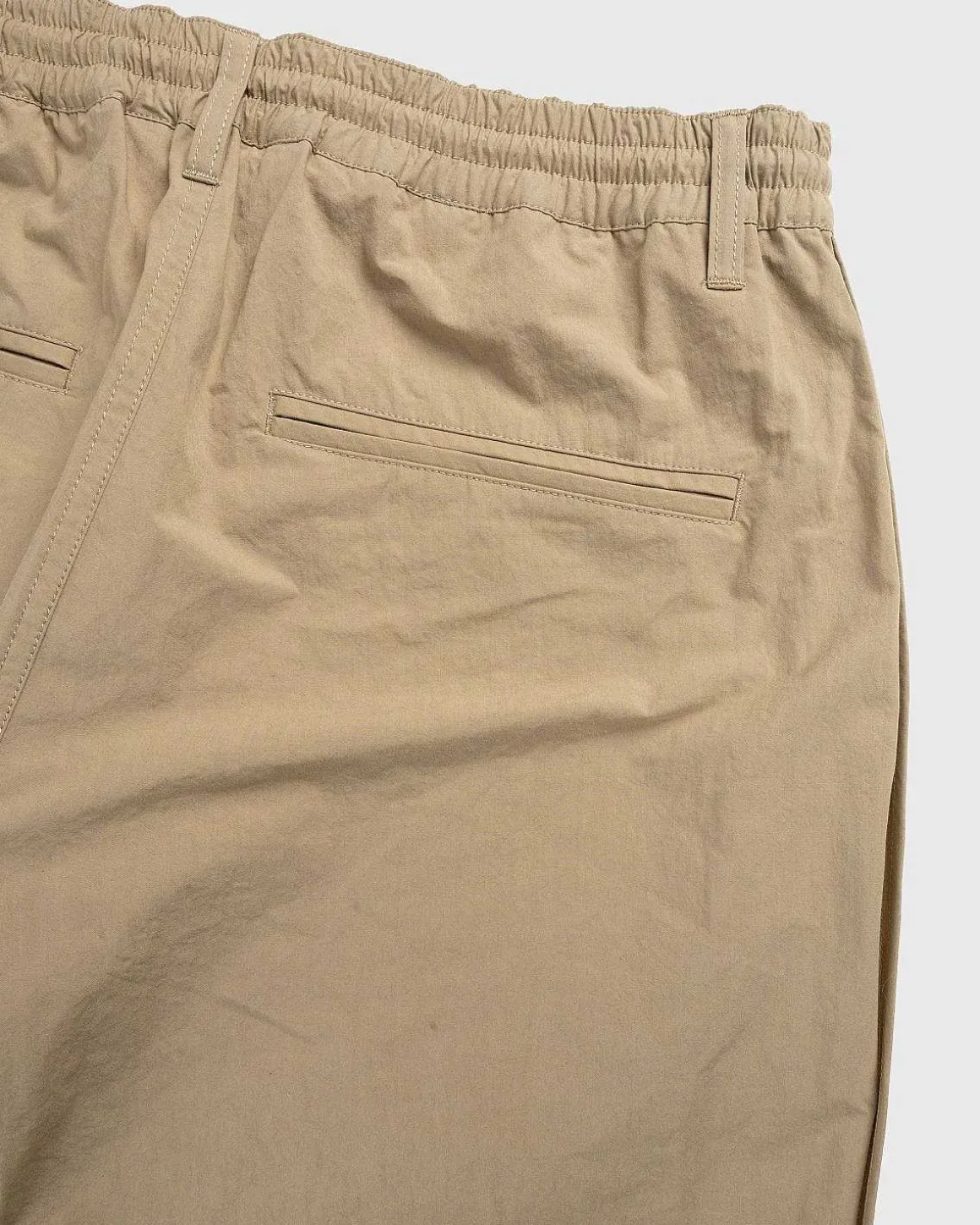 Reverse Piping Elastisk Buks Beige