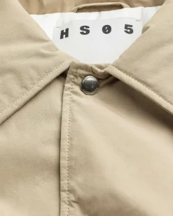 Reverse Piping Isoleret Bomber Beige