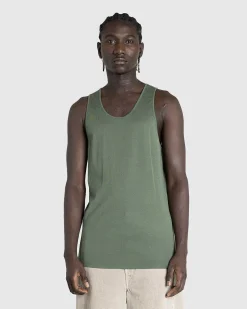 Rib Debardeur Smoky Green