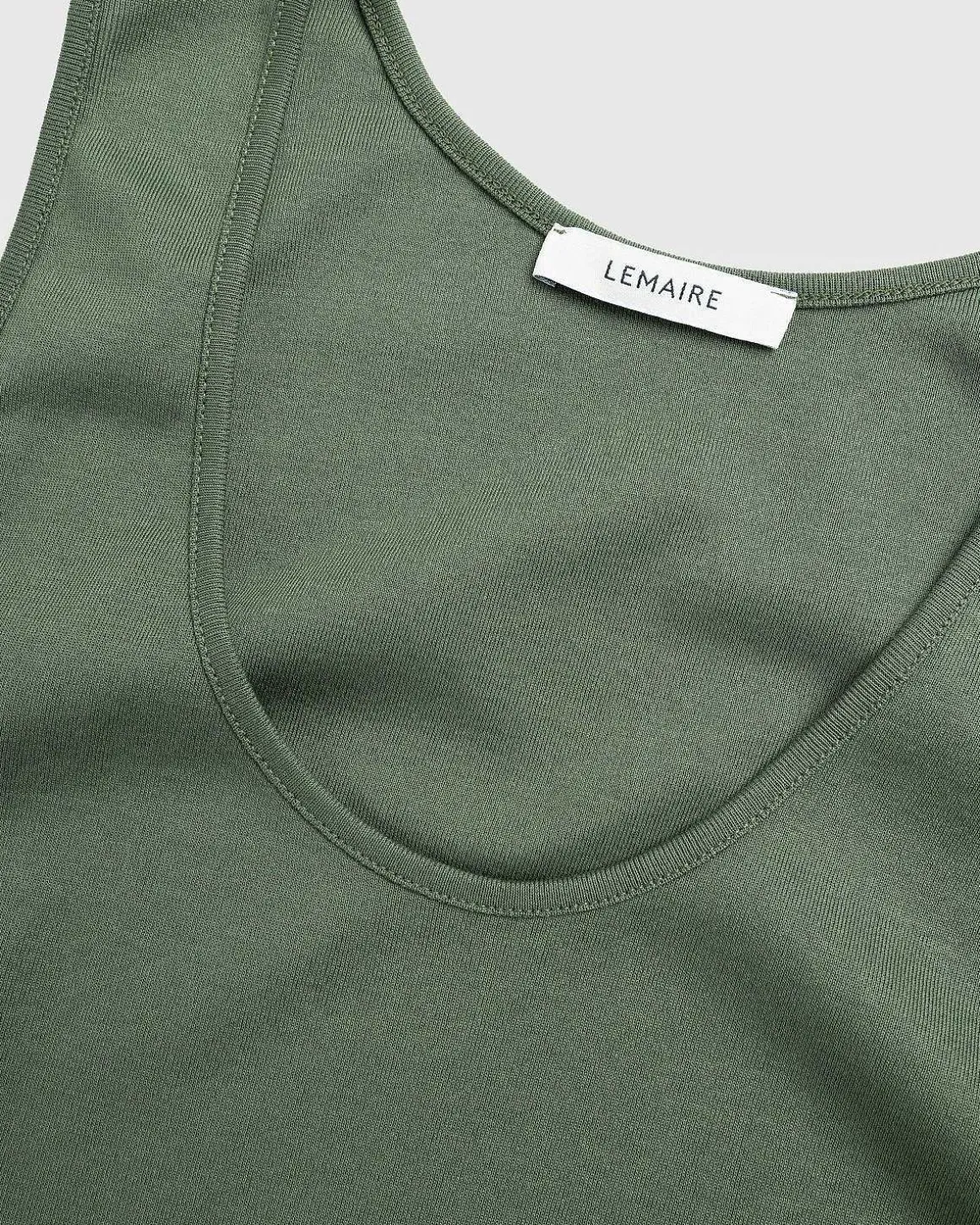 Rib Debardeur Smoky Green