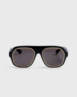 Rim Aviator Solbriller Sort
