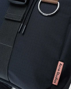 Ripstop Nylon Rygsaek Sort