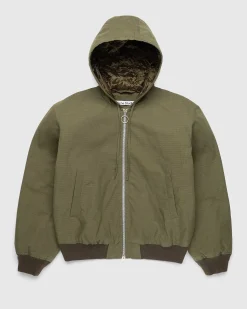 Ripstop Polstret Jakke Olivengron