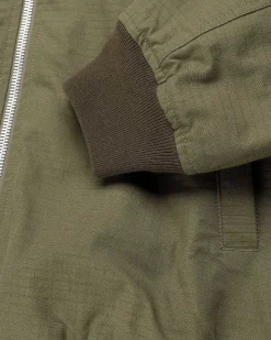 Ripstop Polstret Jakke Olivengron