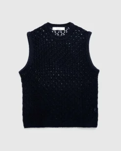 River Vest Black Cashmere