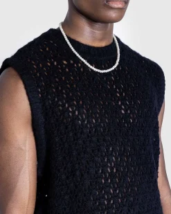 River Vest Black Cashmere