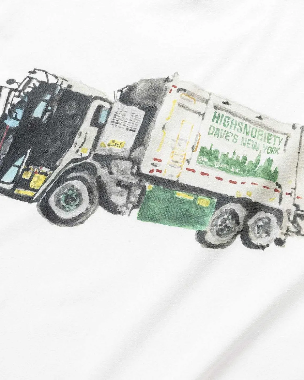 Sanitet Truck T-Shirt Hvid
