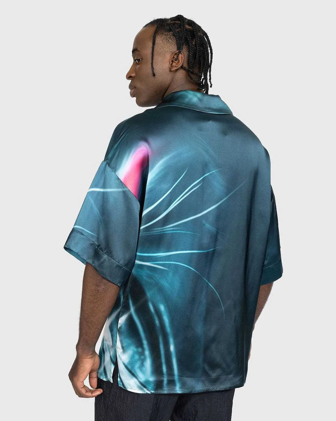 Satin Skjorte Multi