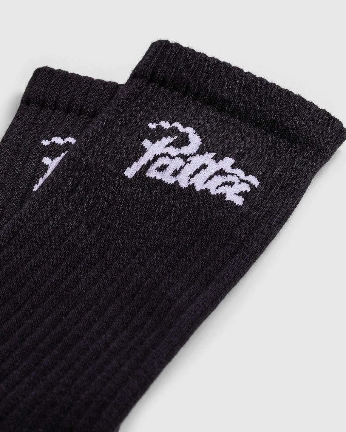 Script Logo Sportssokker (2-Pak) Sort