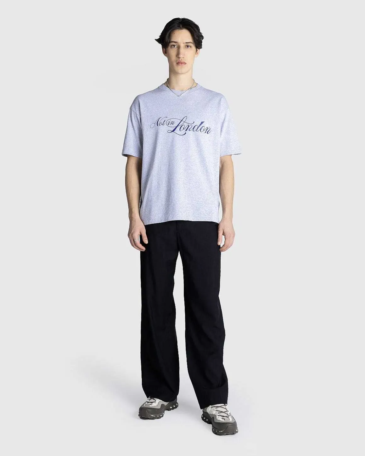 Script Logo T-Shirt Gra