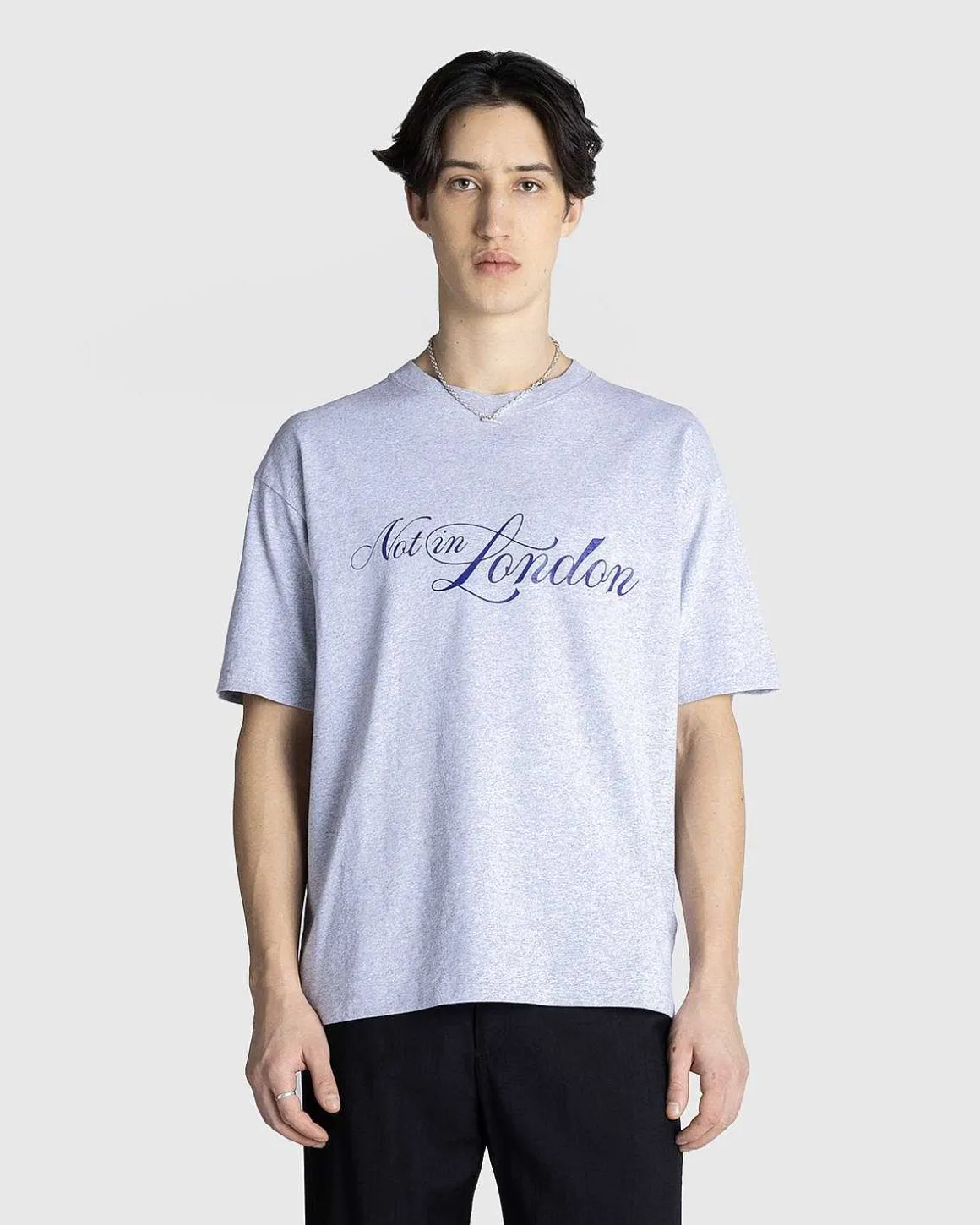 Script Logo T-Shirt Gra