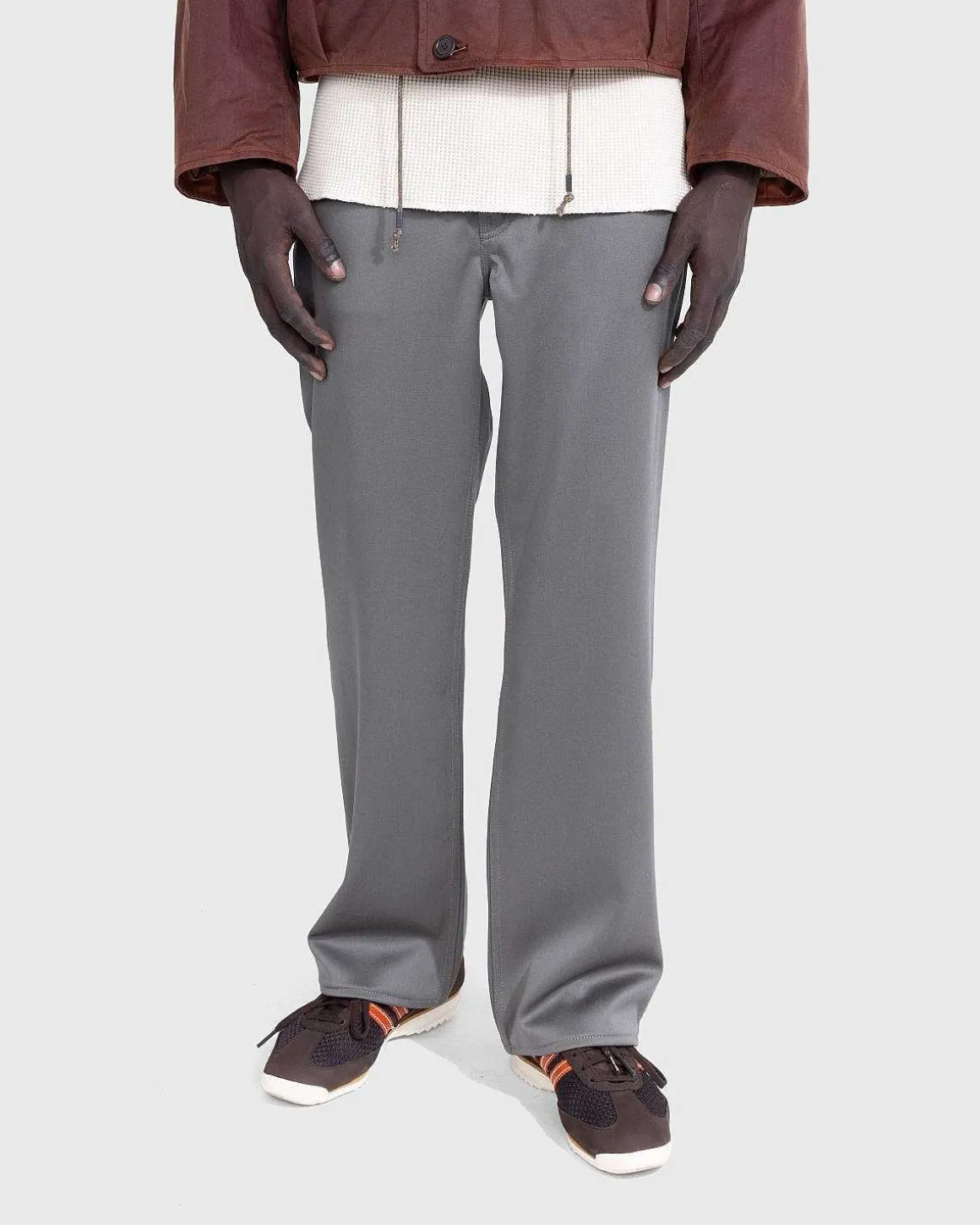 70S Cut Mole Grey Udsogt Uld