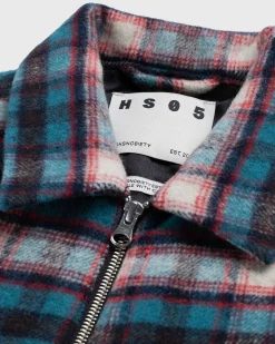 Shaggy Plaid Skjorte Rod/Bla