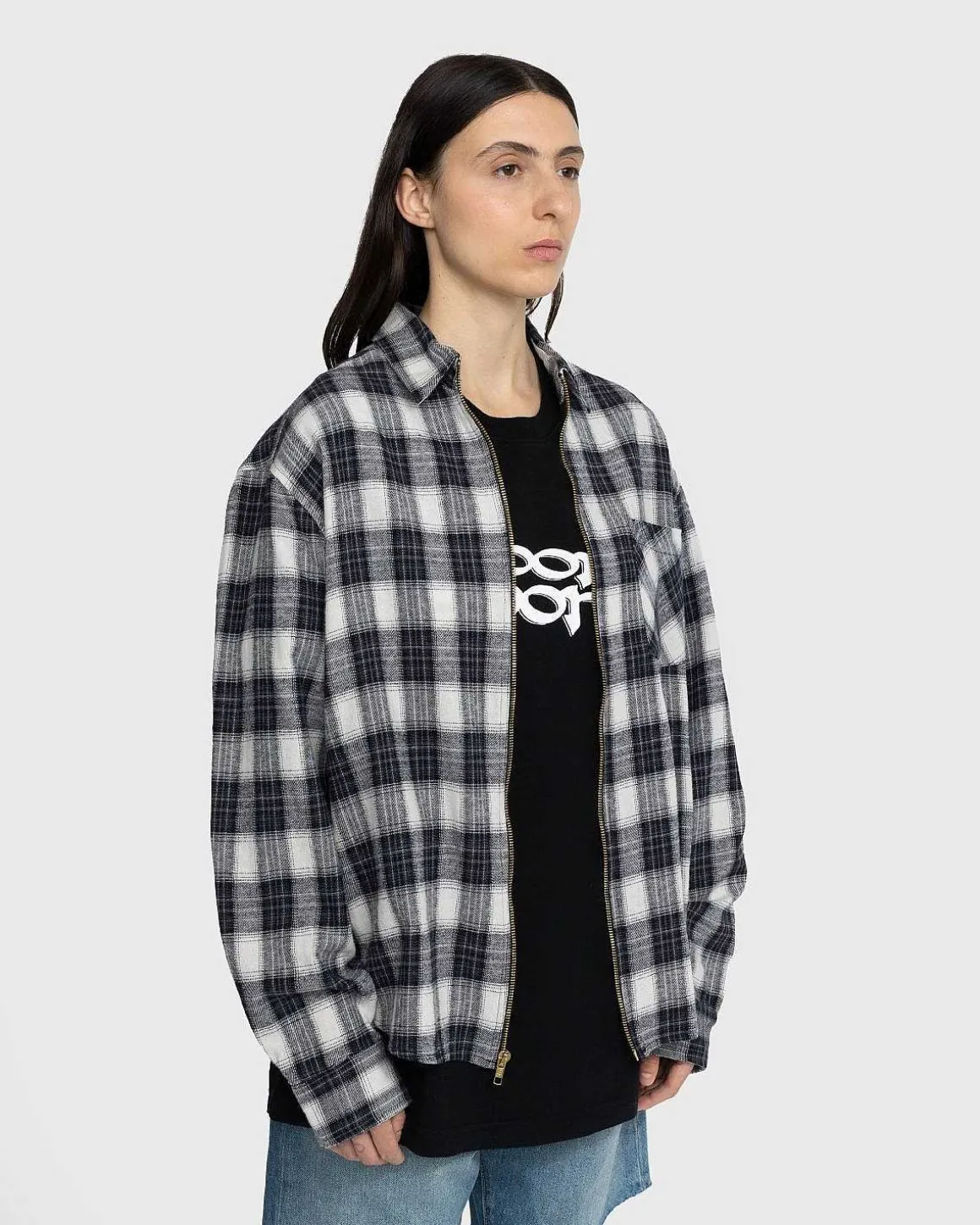Showdown Zip Shirt Bla