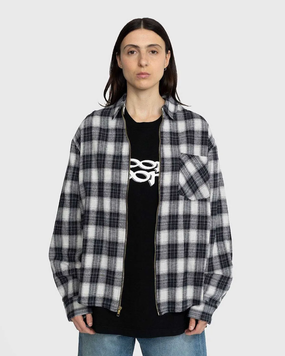 Showdown Zip Shirt Bla