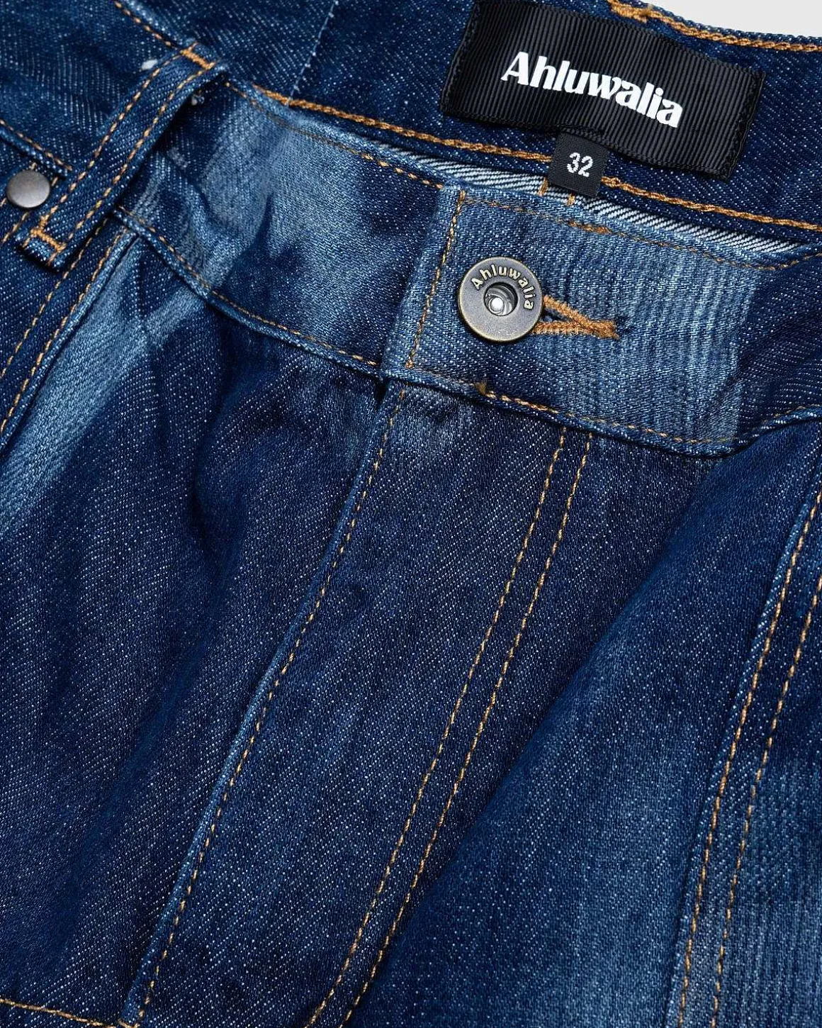 Signature Lav Talje Jeans Indigo