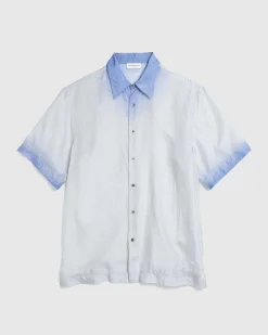 Silke Cassi Skjorte Gradient Blue