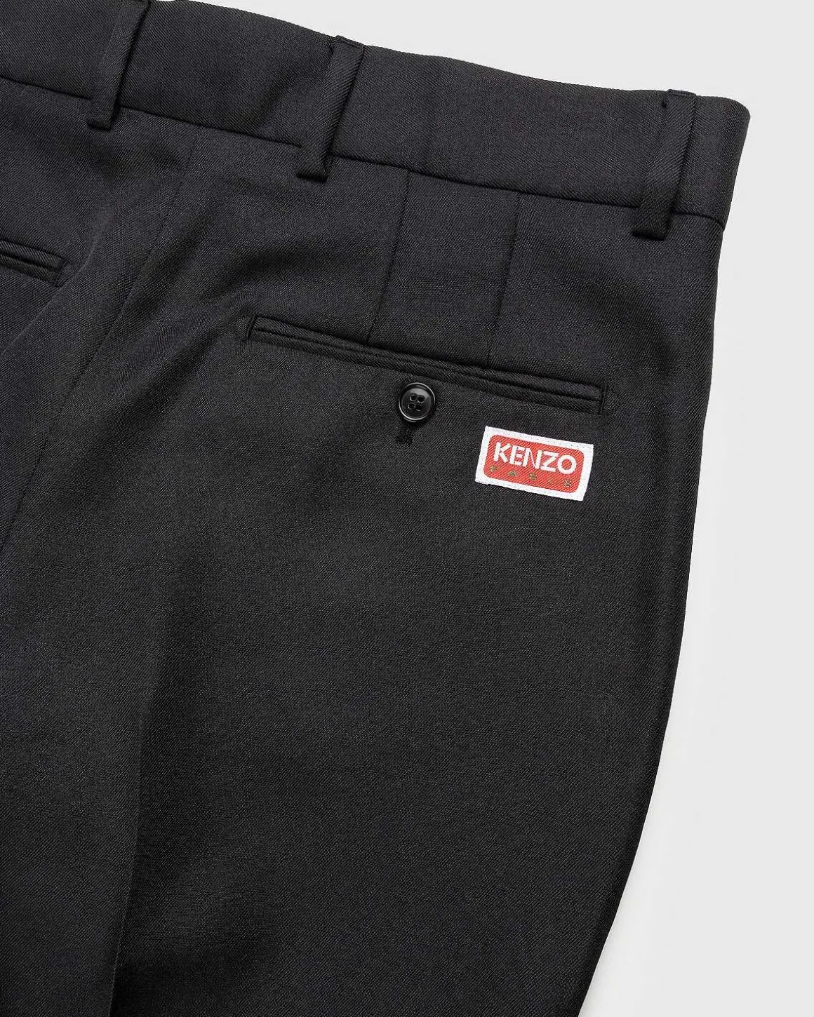 Slim-Fit Bukser Sort