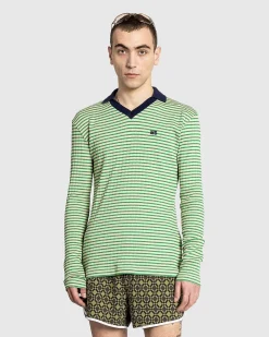 Sonic Langaermet Polo Ivory/Gron