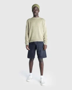Sorte Denimshorts Med Brede Ben