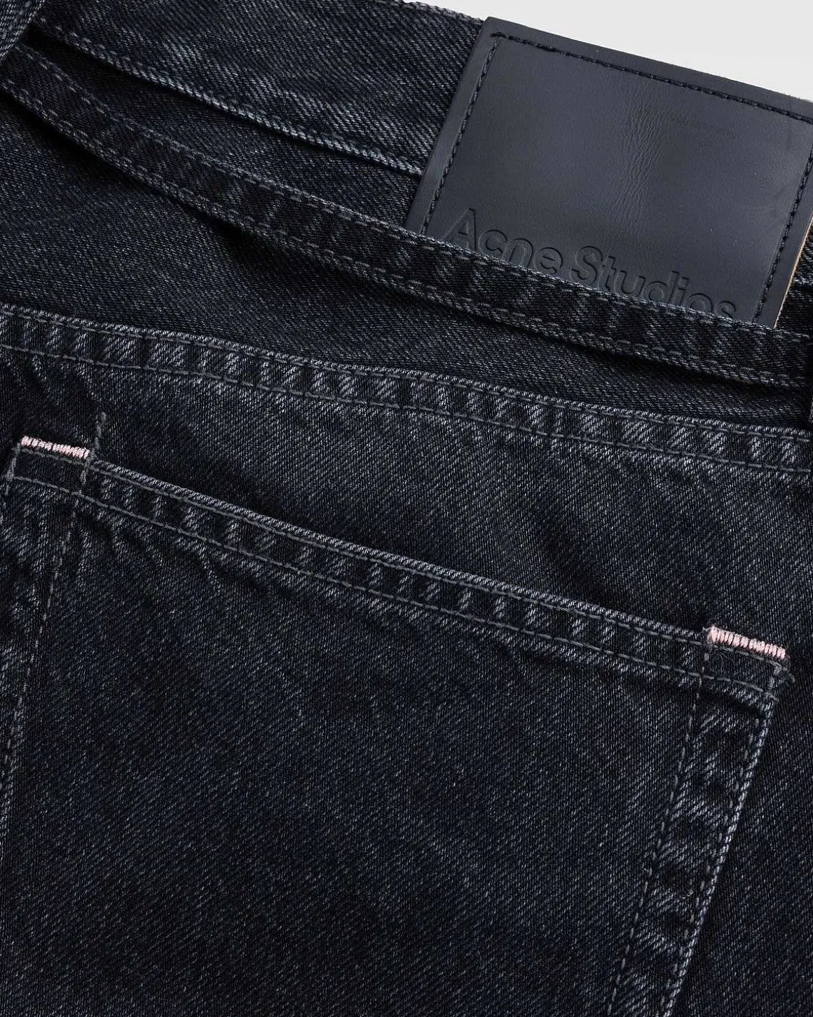 Sorte Denimshorts Med Brede Ben