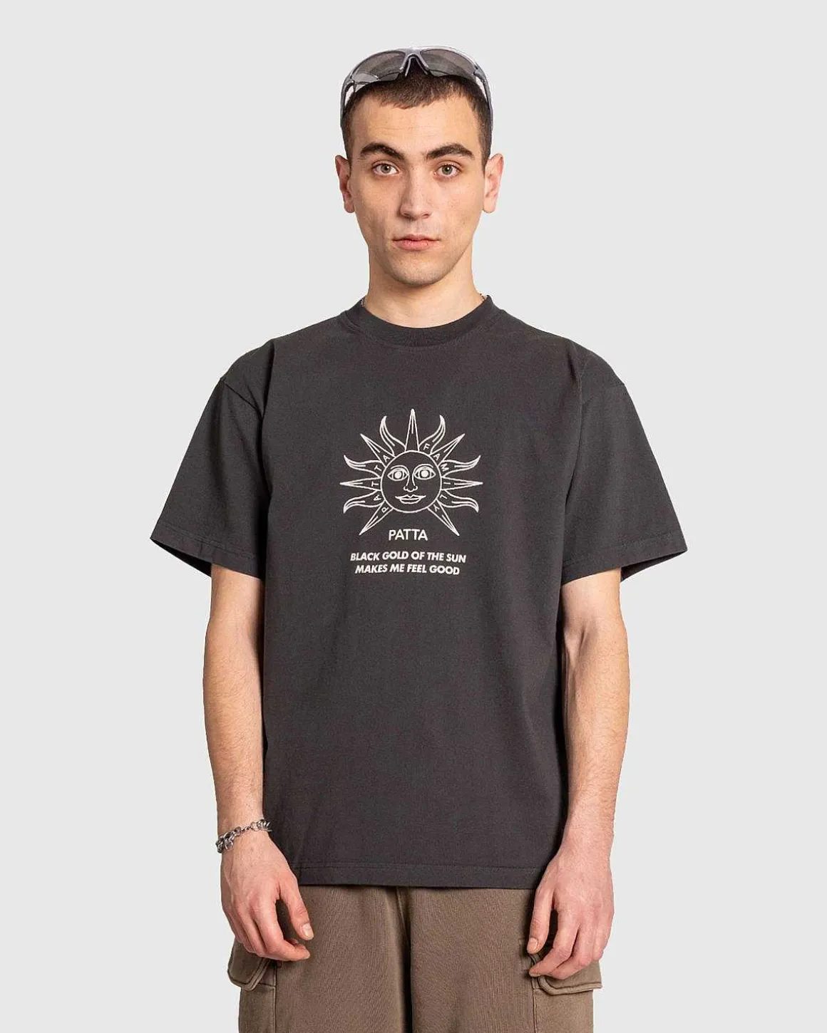 Sort Guld Sol T-Shirt Pirat Sort
