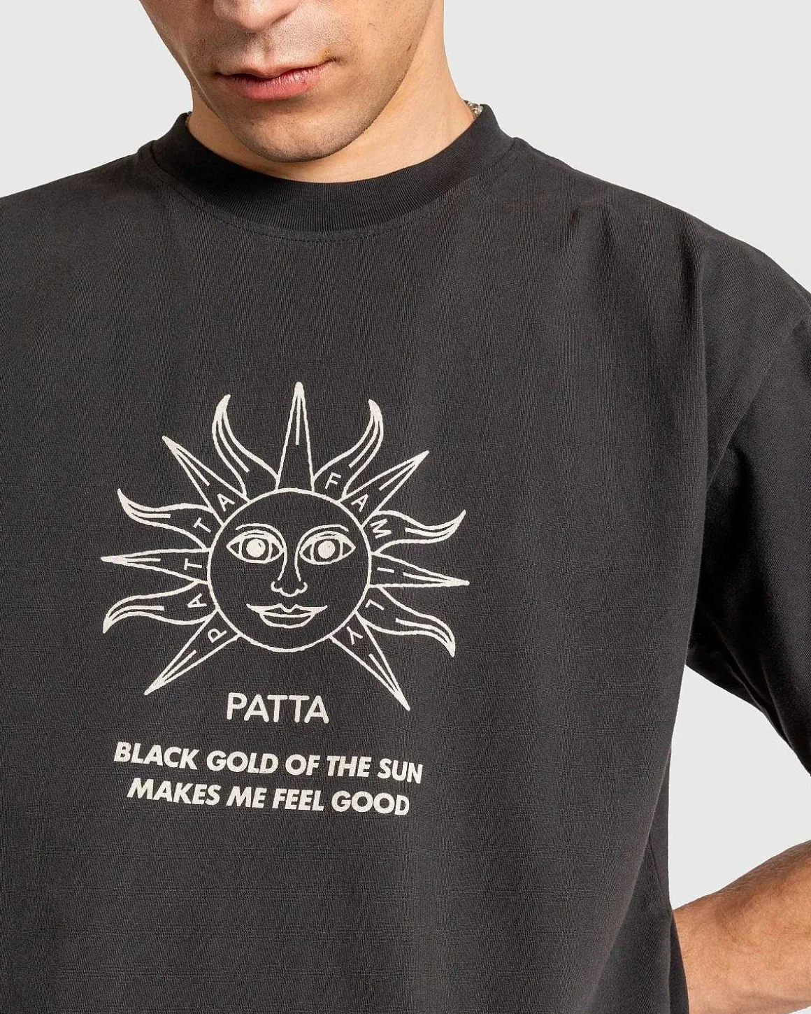 Sort Guld Sol T-Shirt Pirat Sort