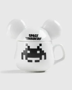 Space Invaders Be@Rmug Hvid/Sort