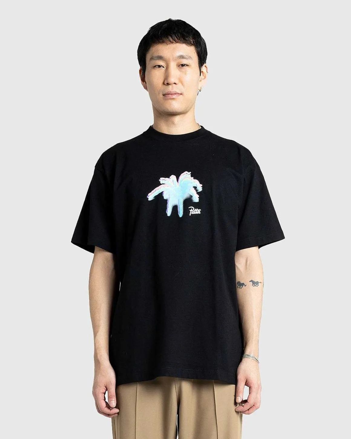Spider T-Shirt Sort