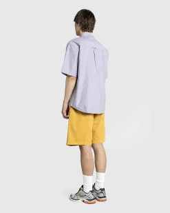 S/S Braxton Skjorte Charcoal/Voks