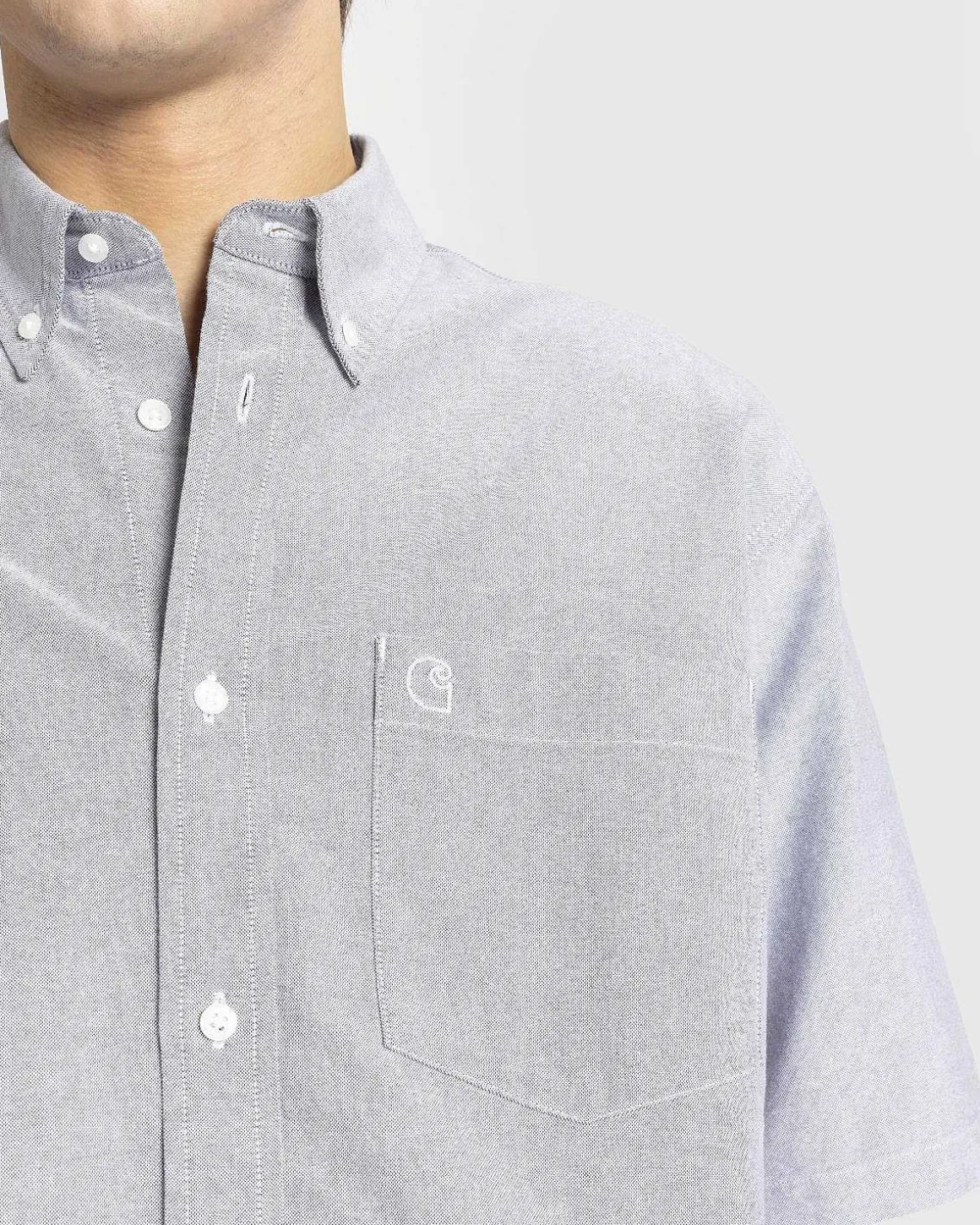 S/S Braxton Skjorte Charcoal/Voks