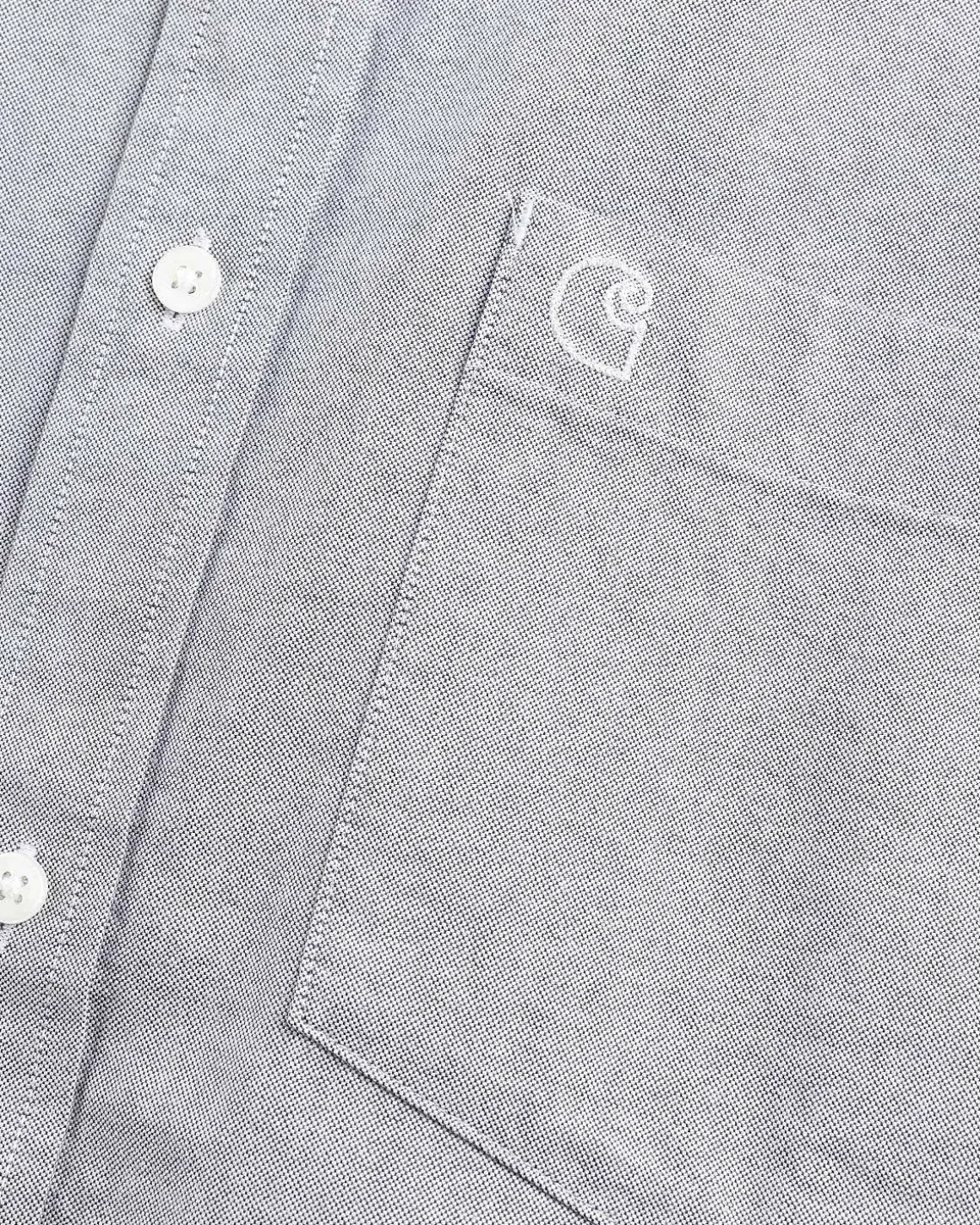 S/S Braxton Skjorte Charcoal/Voks