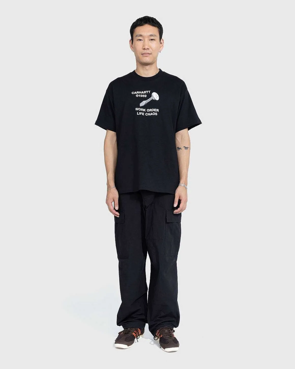 S/S Strange Screw T Shirt Sort