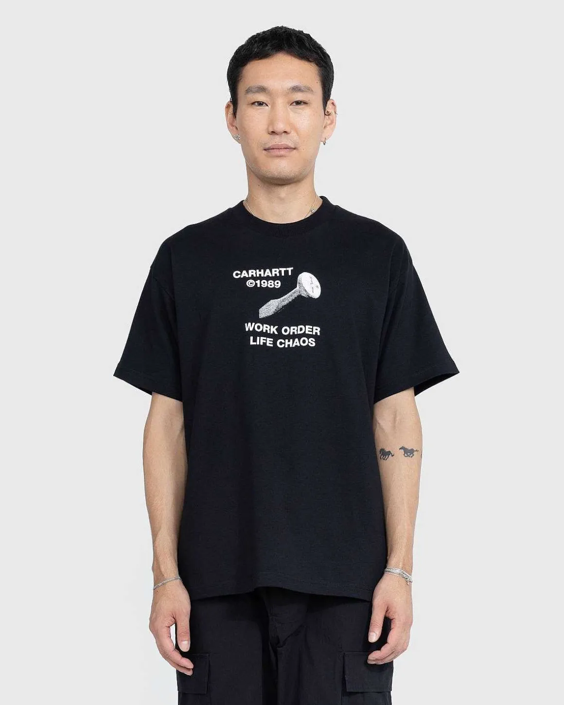 S/S Strange Screw T Shirt Sort