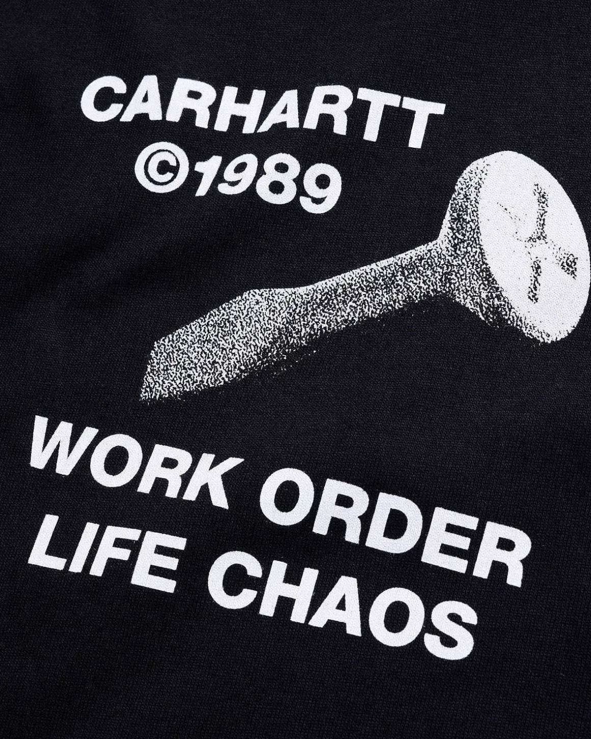 S/S Strange Screw T Shirt Sort