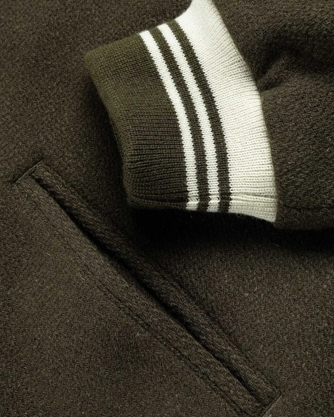 Stadionjakke Olive Drab