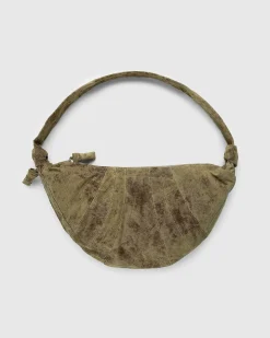 Stor Croissanttaske Denim Acid Snow Bronze