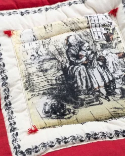 Storytime Quilt Jacket Red Multi