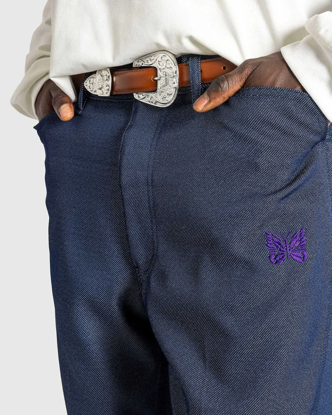 Stovleskaret Jean Poly Twill Navy