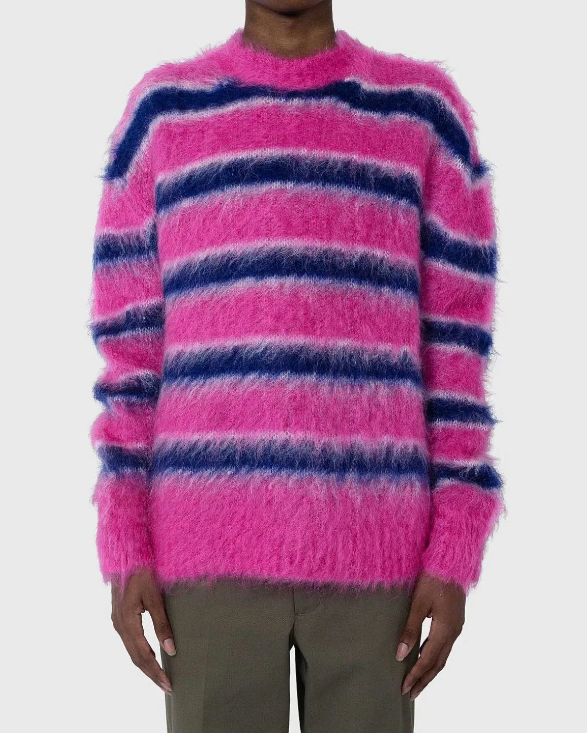 Stribet Mohair Sweater Multi